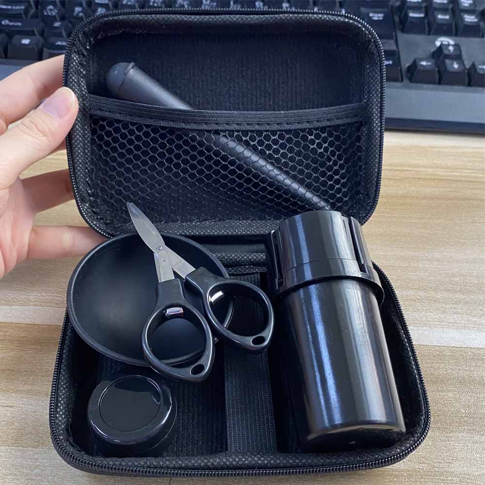 1Set Zwarte Grinder Crusher Me - Vape Accessory recensie en prijs